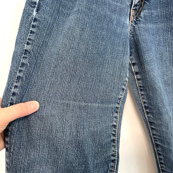 LEVI'S LEVIS Straight Leg 505 Jeans Dark Wash ish Distressed Straight Leg Jean 6 - Picture 8 of 16